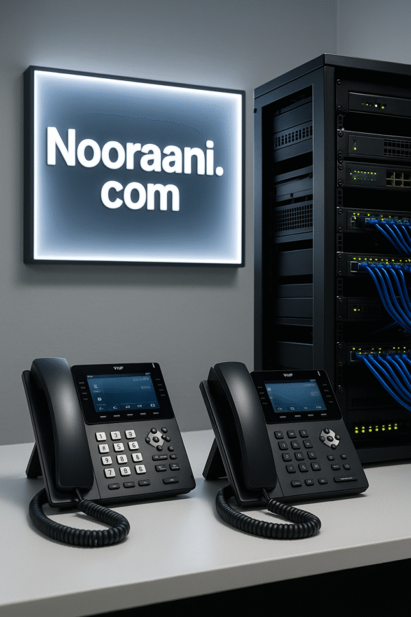مرکز تلفن هوشمند (voip) تجهیزات کامل ۱۰ گوشی