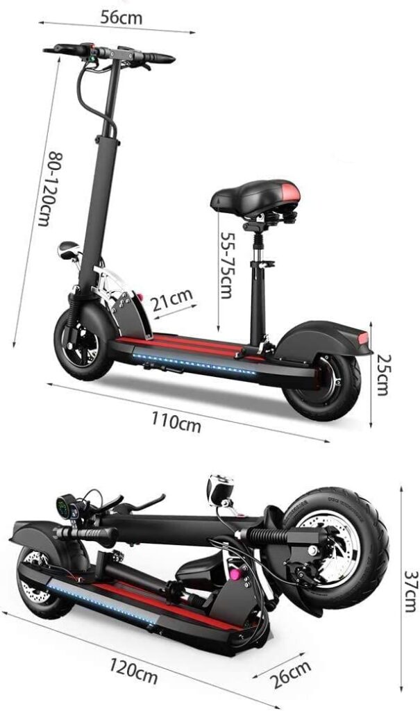 دوچرخه هوشمند برقی لوکس (اسکوتر تاشو) 2 کیلووات2