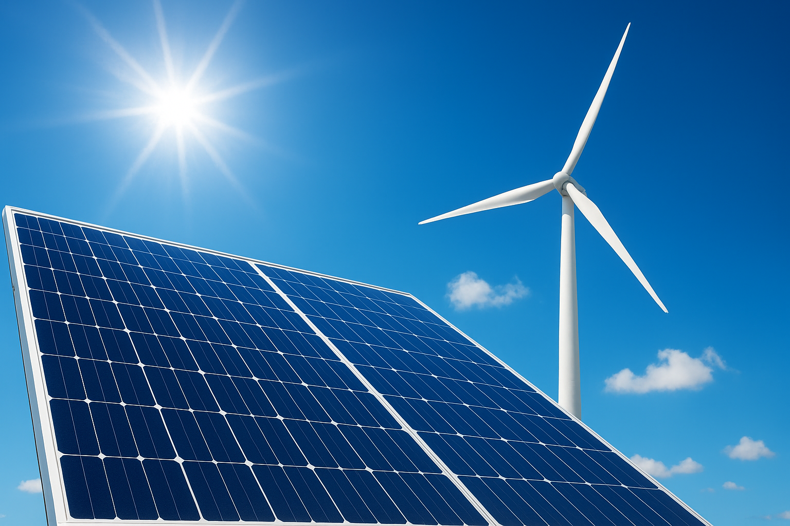 تصویر برق ماینر با پنل خورشیدی