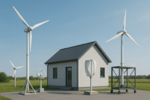 تصویر توربین‌های قابل‌حمل یا نیمه‌ثابت