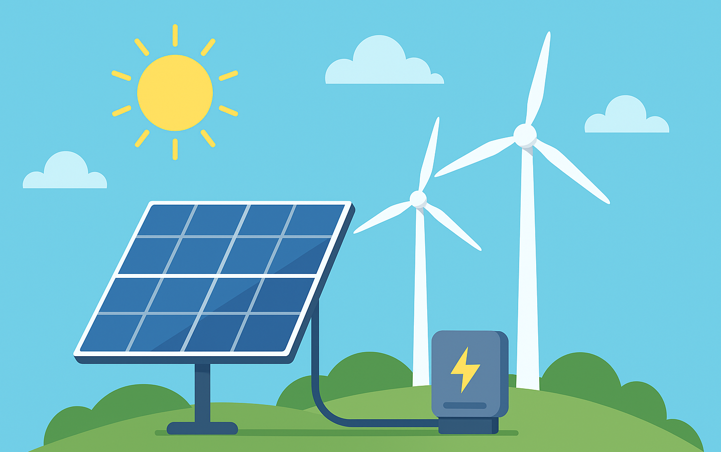 تصویر نیروگاه خورشیدی خانگی