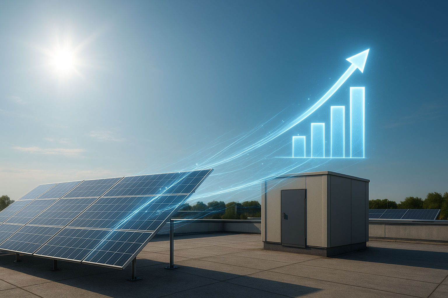 تصویر درآمد نیروگاه خورشیدی کوچک مقیاس