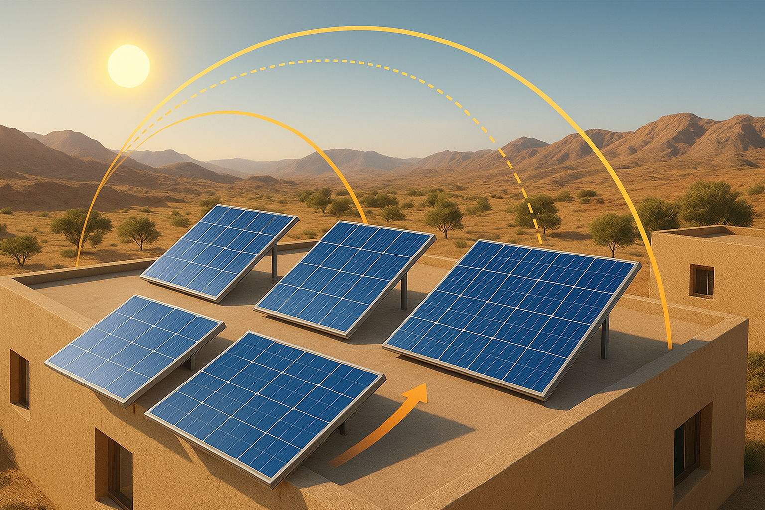 تصویر بهترین شرایط نصب پنل خورشیدی در ایران