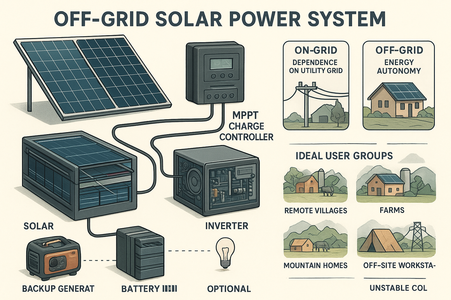 تصویر نیروگاه آفگرید چیست و برای چه کسانی بهترین انتخاب است؟
