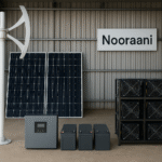 نیروگاه هیبریدی 3ماینر با توربین ، پنل خورشیدی و سانورتر هوشمند