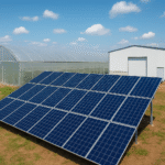 نیروگاه خورشیدی کشاورزی ۱۰ کیلووات