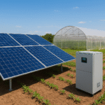 نیروگاه خورشیدی کشاورزی ۶ کیلووات