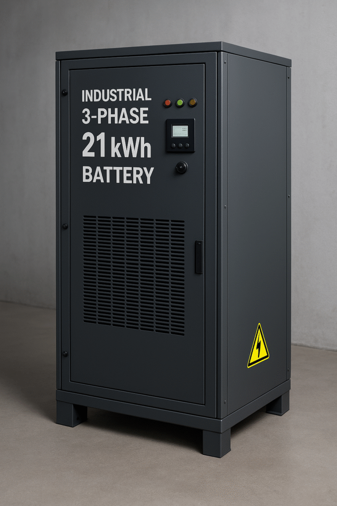 نیروگاه صنعتی سه‌فاز 21 کیلووات‌