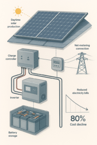 تصویر کاهش هزینه برق