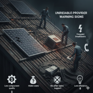 تصویر ارائه‌دهنده نیروگاه خورشیدی