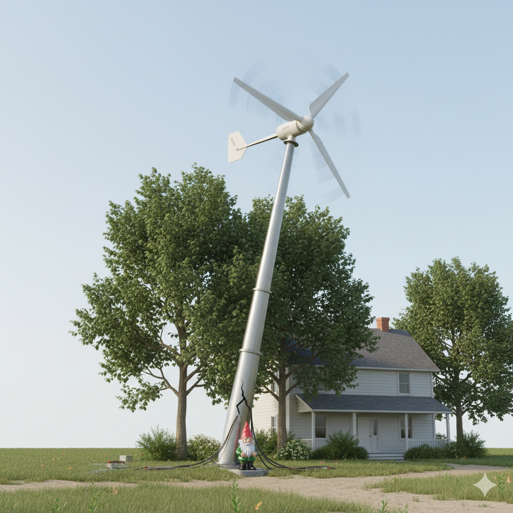 تصویر اشتباهات رایج در خرید توربین بادی که باعث نارضایتی می‌شود