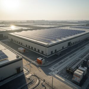 تصویر برق خورشیدی برای کارخانه‌ها؛ کاهش هزینه و جلوگیری از قطعی برق