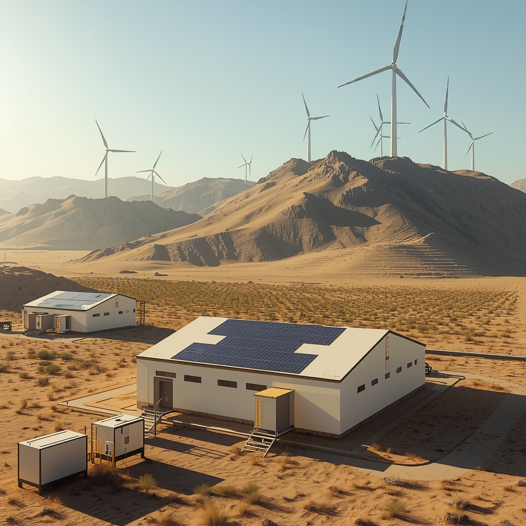 تصویر بهترین مناطق ایران برای احداث نیروگاه خورشیدی و بادی