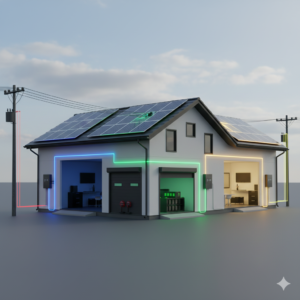 بهترین نیروگاه خورشیدی برای قطعی برق؛ آنگرید، آفگرید یا هیبرید؟