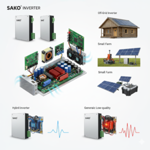 تصویر سانورترهای SAKO؛ انتخابی مقرون‌به‌صرفه برای سیستم‌های آفلاین و هیبریدی