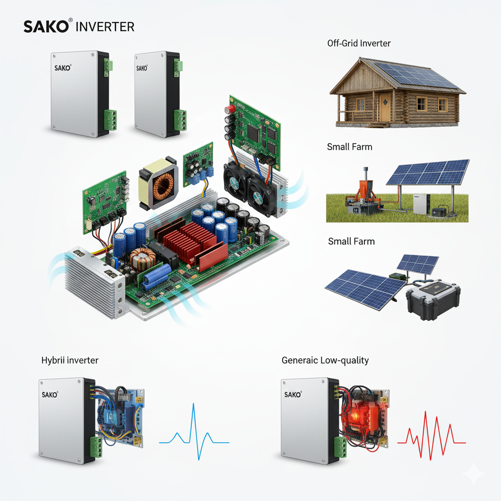 تصویر سانورترهای SAKO؛ انتخابی مقرون‌به‌صرفه برای سیستم‌های آفلاین و هیبریدی