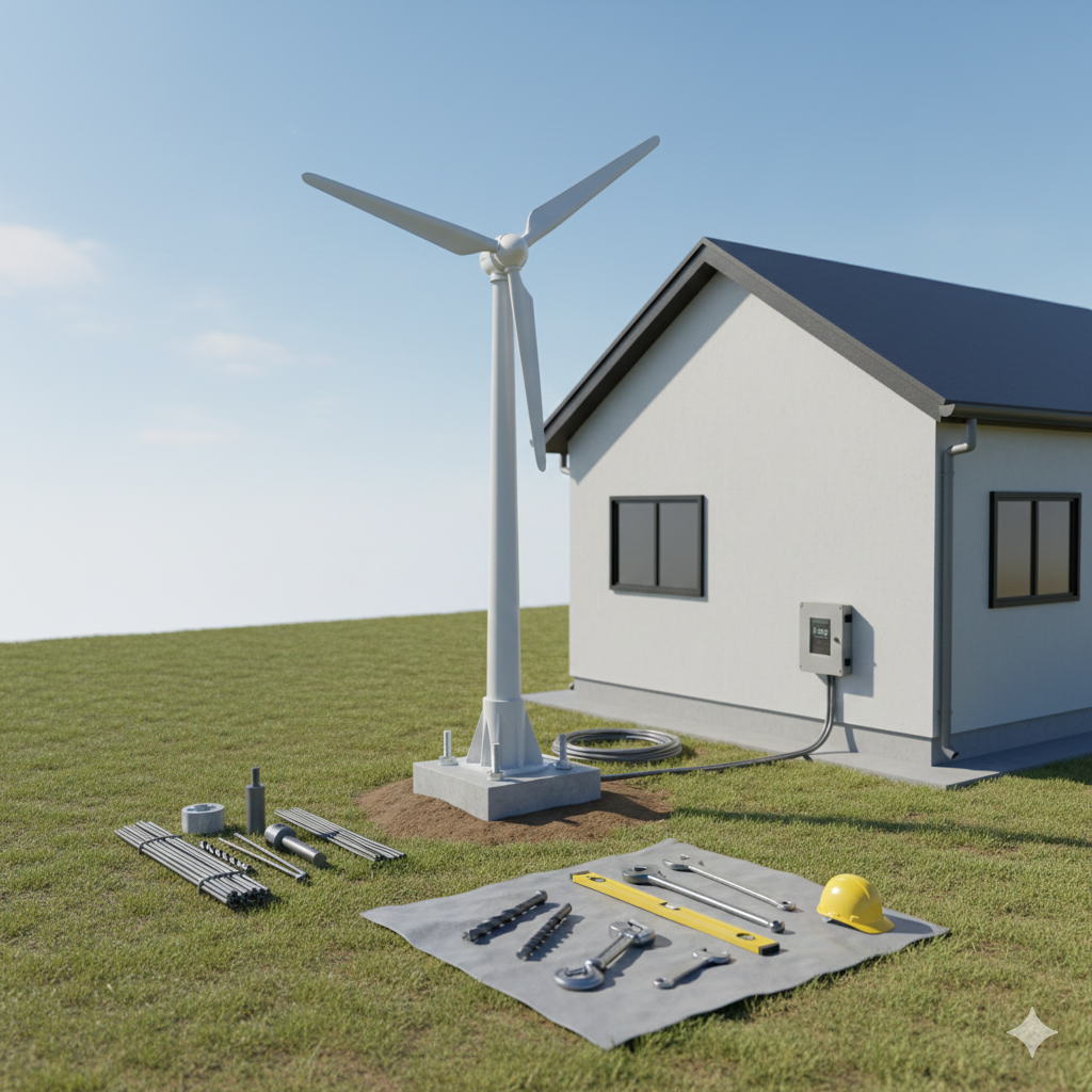 تصویر هزینه نصب توربین بادی چقدر است؟ محاسبه واقعی با مثال عملی