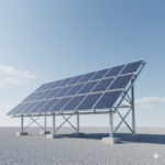 تصویر ویژگی‌های استراکچر خورشیدی استاندارد که عمر نیروگاه را دو برابر می‌کند