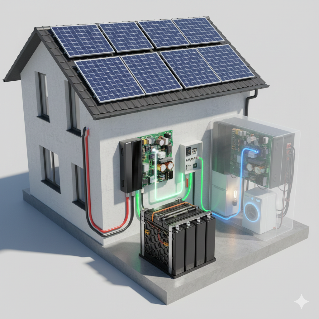 تصویر چه اینورتر خورشیدی بخریم؟ راهنمای انتخاب بدون اشتباه برای مصرف‌کنندگان