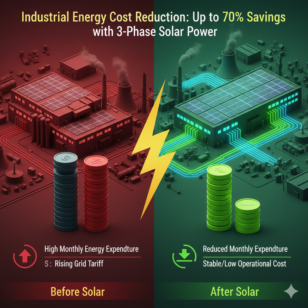 تصویر کاهش هزینه انرژی صنایع