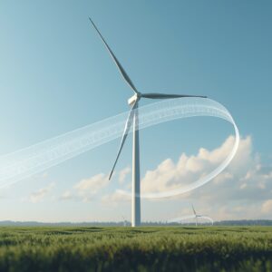 تصویر توربین بادی با باد کم چگونه کار می‌کند؟ بررسی حداقل سرعت باد