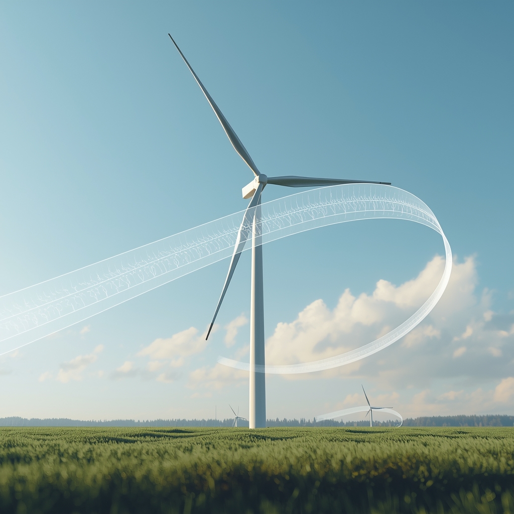 تصویر توربین بادی با باد کم چگونه کار می‌کند؟ بررسی حداقل سرعت باد