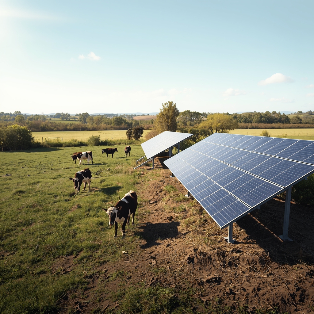 آیا احداث نیروگاه خورشیدی برای دامداری‌ها مقرون‌به‌صرفه است؟ بررسی مزایا و هزینه‌ها