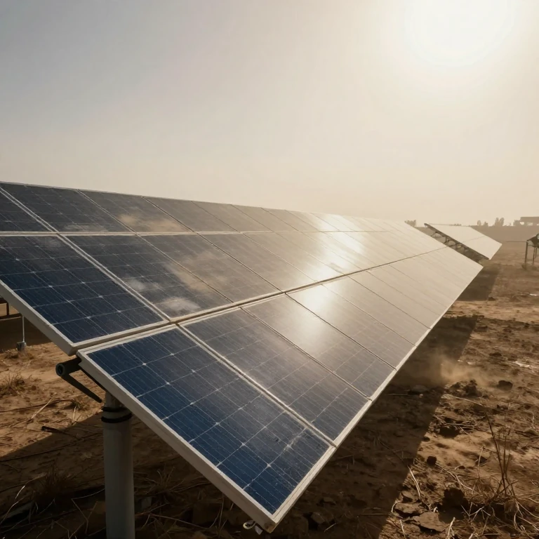 اثرات بلندمدت تغییرات اقلیمی و آلودگی بر دوام و عملکرد پنل‌ها