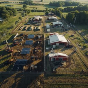 اشتباهات رایج در اجرای نیروگاه پنل خورشیدی دامداری که باعث کاهش راندمان می‌شود