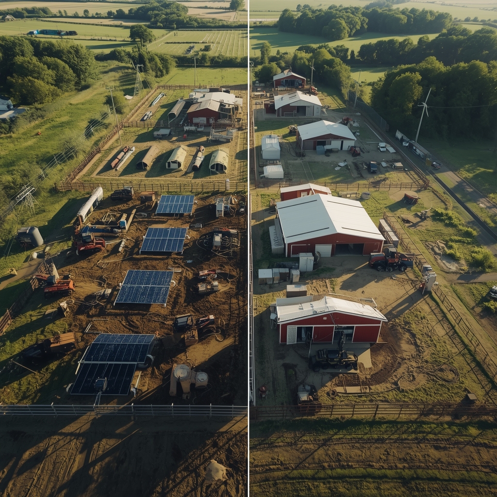 اشتباهات رایج در اجرای نیروگاه پنل خورشیدی دامداری که باعث کاهش راندمان می‌شود