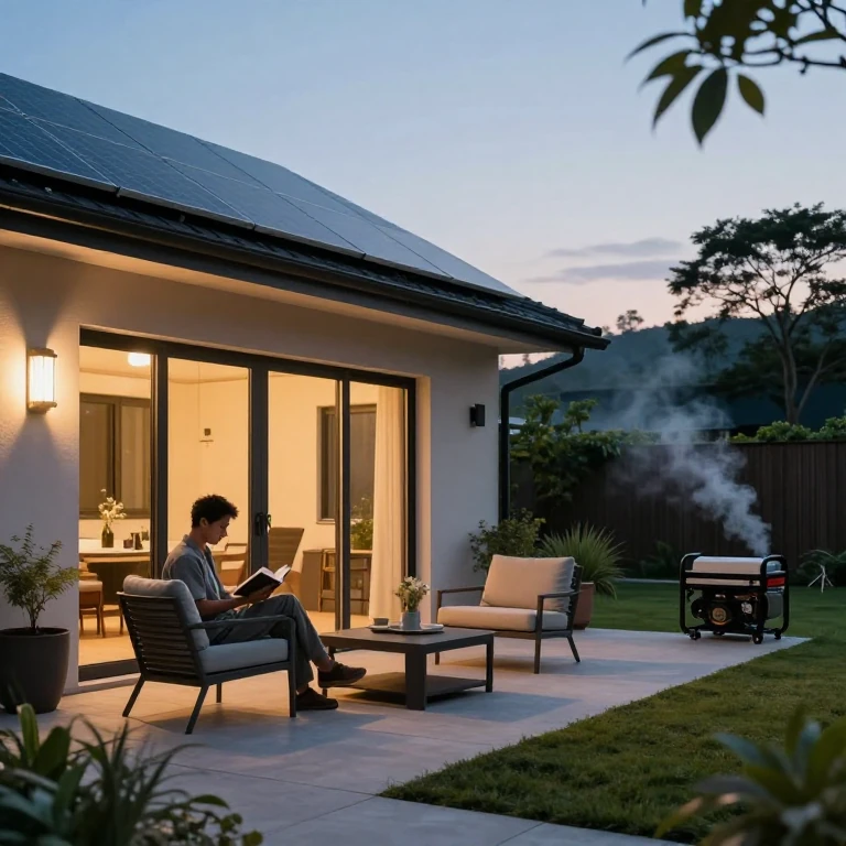 برای باغ و ویلا موتور برق بهتر است یا برق خورشیدی؟