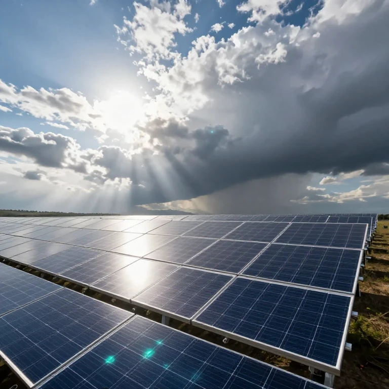 بهینه‌سازی عملکرد پنل‌های خورشیدی در شرایط آب و هوایی متغیر