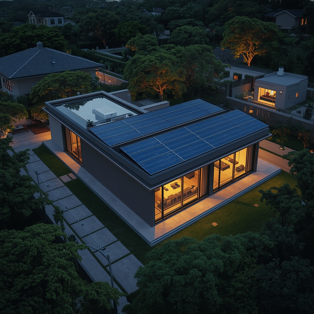 سیستم هیبرید برای باغ و ویلا؛ برق پایدار با کمترین باتری