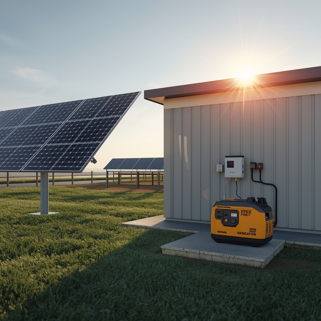 موتور برق در کنار خورشیدی؛ راهکار هوشمند برای کاهش هزینه اولیه