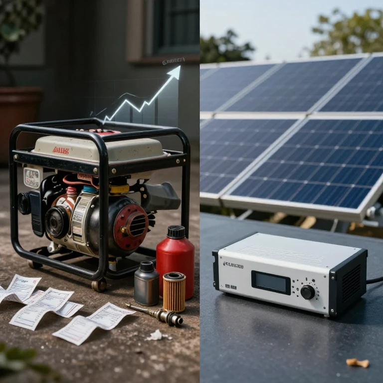 هزینه نگهداری موتور برق در مقابل سیستم خورشیدی چقدر تفاوت دارد؟