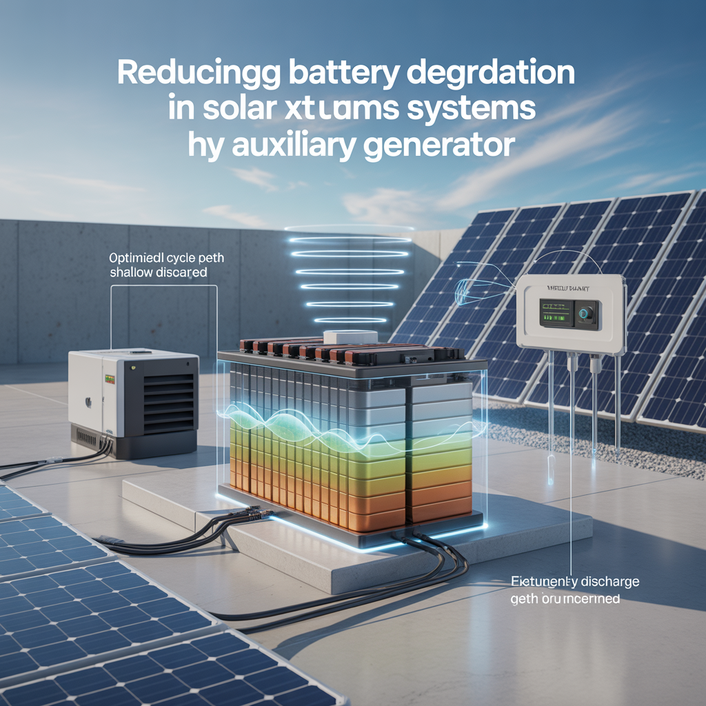 کاهش استهلاک باتری با استفاده از موتور برق کمکی در سیستم خورشیدی