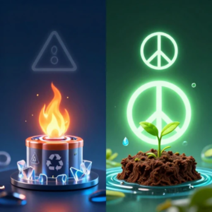 اهمیت ایمنی و ملاحظات زیست‌محیطی در انتخاب بین باتری لیتیومی و ژل برای انرژی پاک