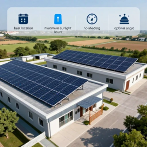 راهنمای انتخاب بهترین مکان برای نصب نیروگاه خورشیدی خانگی و تجاری.