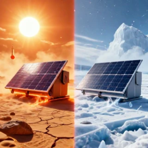 عملکرد باتری لیتیوم یون و باتری ژل در شرایط دمایی مختلف و تاثیر آن بر سیستم خورشیدی