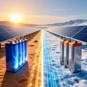 عملکرد باتری لیتیومی و ژل در شرایط دمایی مختلف و تاثیر آن بر سیستم خورشیدی