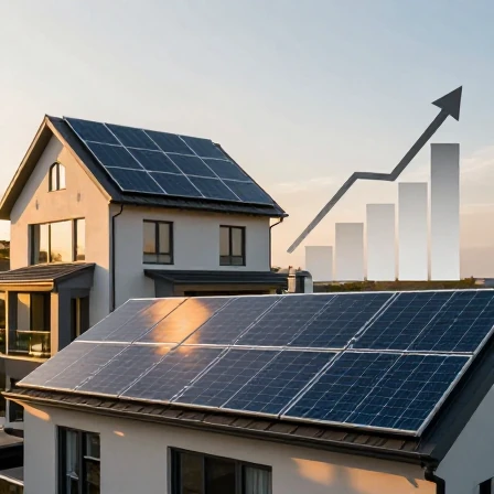 مقاله تخصصی جامع درباره تأثیر نصب پنل خورشیدی بر ارزش ملک، مزایای اقتصادی و جذابیت سرمایه‌گذاری در آینده.