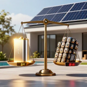 هزینه اولیه و بلندمدت باتری لیتیوم یون و ژل در راه اندازی سیستم برق خورشیدی