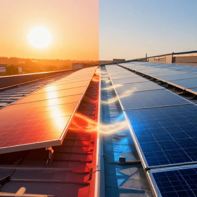 چطور پنل خورشیدی در مناطق گرم ایران دچار افت کارایی می‌شود و چگونه می‌توان آن را حل کرد