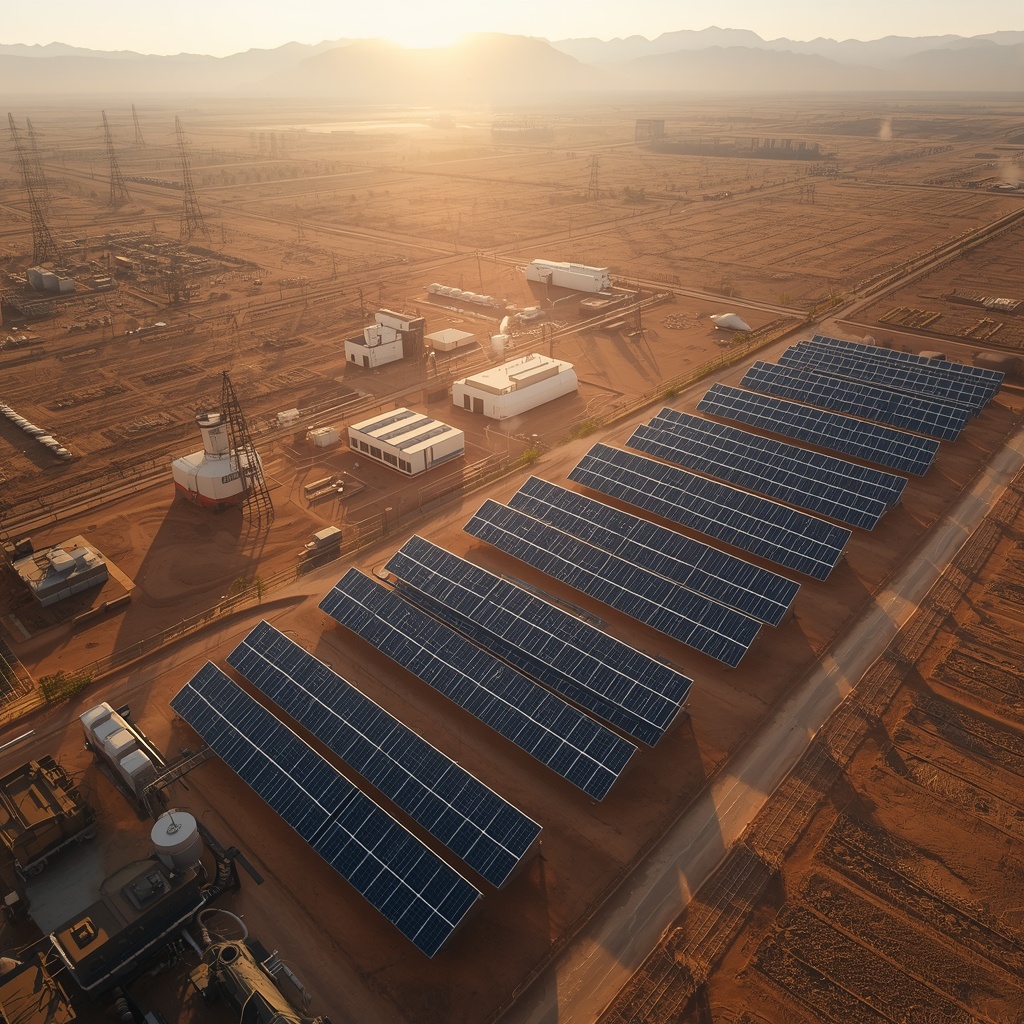 نیروگاه خورشیدی در مروست